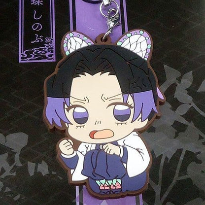 Kanae Kocho, Kanao Tsuyuri & Shinobu Kocho ViVimus Rubber Strap Set from Demon Slayer: Kimetsu no Yaiba by Movic, Length Approx. 7 cm
