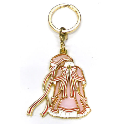 Battle Costume Pink Ribbon Stained-Glass Style Charm - Ichiban Charm G Prize - Cardcaptor Sakura: Clear Card Arc (Approx. 5–7.5 cm) BANDAI SPIRITS (Pre-owned)