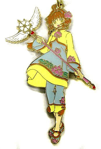 Sakura Kinomoto Keychain - Cardcaptor Sakura: Clear Card Arc × ITS' DEMO Collaboration Keychain (Motif Approx. 7.5 x 3 cm, Pre-owned)