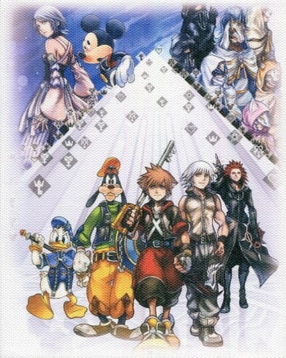 Kingdom Hearts Second Memory E Prize Mini Canvas Board C