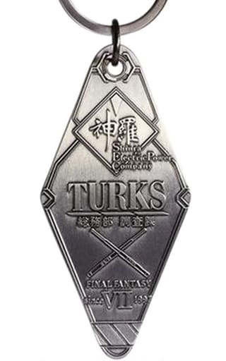 Final Fantasy VII Remake Turks Silver Motel Keychain