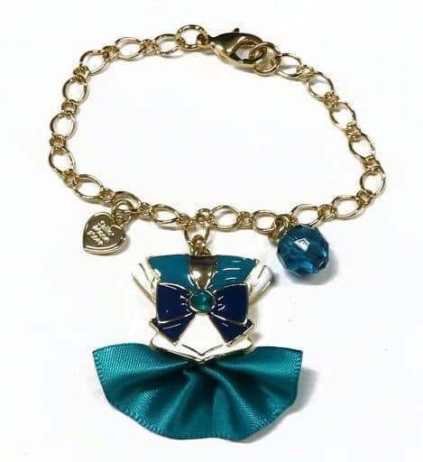 Sailor Neptune Costume Bag Charm Keychain - Sailor Moon Store Original (Approx. 4 x 3 cm)