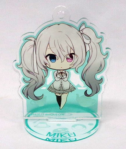 Hatsune Miku Trading Acrylic Stand Keychain - Project SEKAI COLORFUL STAGE! × Animax Cafe+ & CoLaBoNo Collaboration - Approx. 45 x 65 mm (Pre-owned, SWEETS PARADISE)