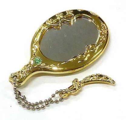 Deep Aqua Mirror Charm - Sailor Moon Capsule Goods 2 - Bandai (Approx. 6.5 x 4 cm, Pre-owned)