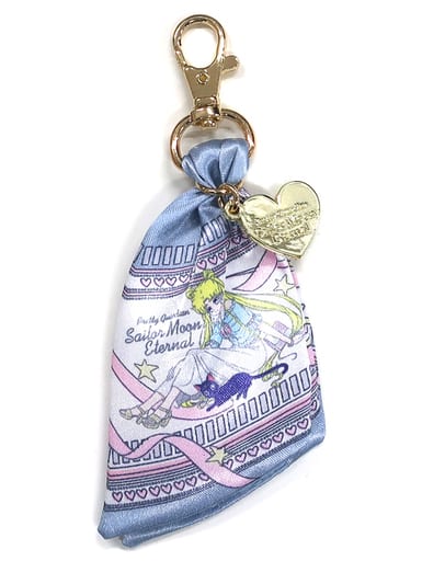 Usagi Tsukino / Sailor Moon & Luna Scarf Charm Accent Charm Collection - Ichiban Kuji Movie Sailor Moon Eternal D Prize (Light Blue) - Bandai Spirits - Pre-owned