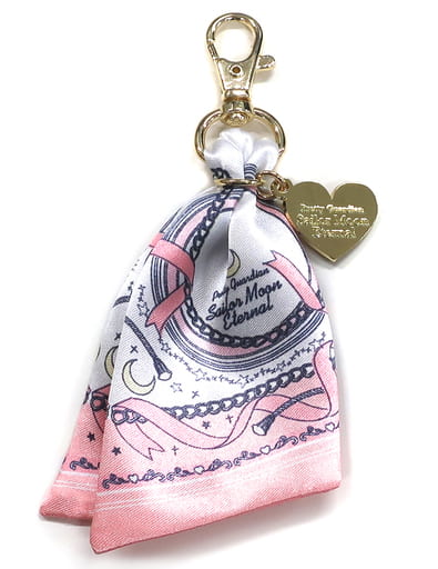 Sailor Moon Pink Scarf Charm Accent Charm Collection D Prize - Ichiban Kuji Movie Sailor Moon Eternal - BANDAI SPIRITS - Approx. 7–8 cm (Pre-owned)
