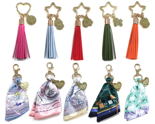Sailor Moon Ichiban Kuji Happy Girls Collection D Prize Accent Charm Collection Full 10-Piece Set - BANDAI SPIRITS (Pre-owned)