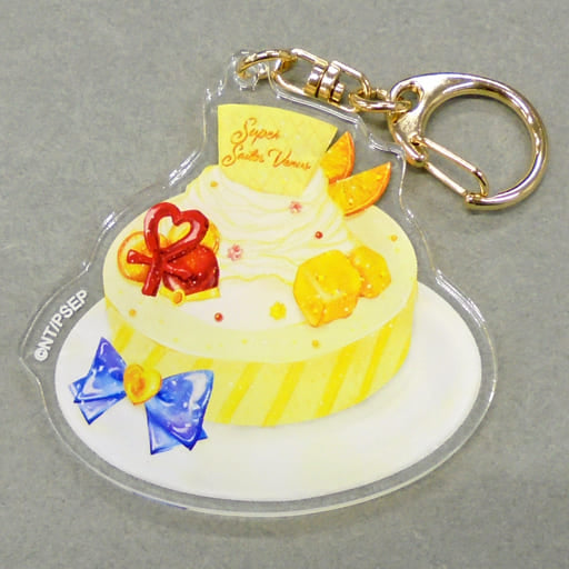 Sailor Venus Sweets Acrylic Charm - Sailor Moon Eternal Movie Official Keychain (Approx. 60 x 60 mm) - Toei Animation - Pre-owned