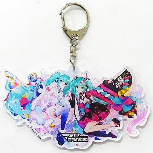 Hatsune Miku (Fuji Choco Ver.) Acrylic Keychain - Magical Mirai 2020 Winter Festival - Approx. 100 mm