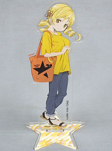 Mami Tomoe Acrylic Stand - Puella Magi Madoka Magica - rockin'star × ARMA BIANCA Pop-Up Exclusive - Approx. 12.5 cm - Pre-owned