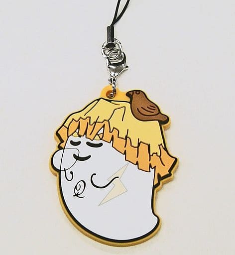 Zenitsu Agatsuma Q-pot. x Demon Slayer: Kimetsu no Yaiba Vol. 2 Ghost Rubber Strap, Approx. 60 mm, Pre-owned