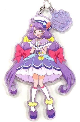 Cure Coral Acrylic Keychain - Tropical-Rouge! Pretty Cure Pretty Store Limited (Toei Animation) - Pre-owned, Approx. 11.5 x 8 cm