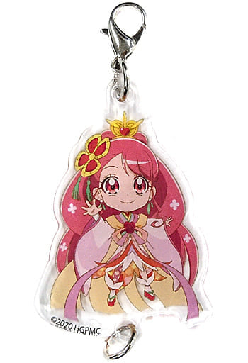 Kaguya & Cure Grace Connecting Acrylic Charm - Healin' Good Pretty Cure Movie Theater Goods (Approx. 50 x 40 mm) - Toei Animation - Pre-owned