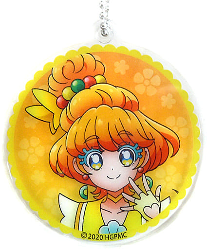 Cure Papaya Clear Keychain - Healin' Good Pretty Cure Movie Clear Keyholder Collection (Movic) Approx. 60 mm - Pre-owned