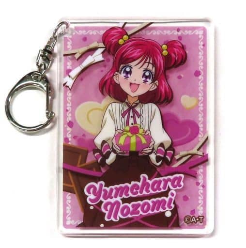 Nozomi Yumehara 3D Acrylic Card Keychain - Yes! Pretty Cure 5 GoGo! PRECURE Sweets Fair Valentine Online Exclusive (Approx. 9 x 6.5 cm) - Toei Animation - Pre-owned