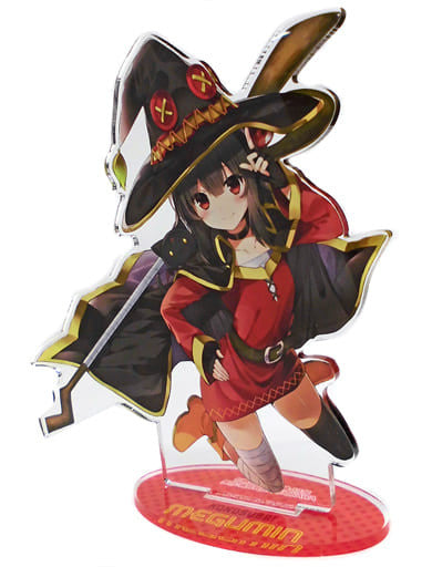 Megumin (Cloak/B) Acrylic Stand Figure – KonoSuba Birthday Fair