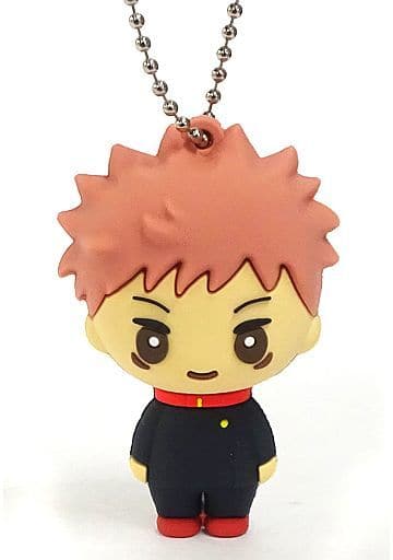 Jujutsu Kaisen 6-Piece 3D Rubber Mascot Set - FURYU Ball-Chain Keychains, Approx. 6 cm (Pre-owned, Amusement Prize) - Complete 6-Piece Set