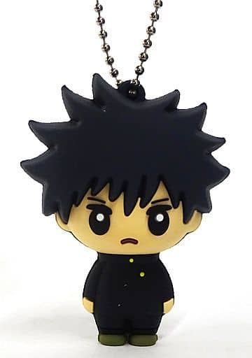 Jujutsu Kaisen 6-Piece 3D Rubber Mascot Set - FURYU Ball-Chain Keychains, Approx. 6 cm (Pre-owned, Amusement Prize) - Complete 6-Piece Set