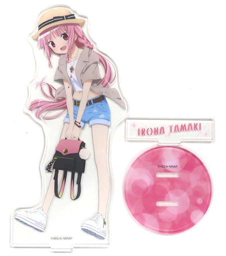 Iroha Tamaki (Casual Outfit) Acrylic Stand - Puella Magi Madoka Magica: Magia Record - Movic - Height Approx. 18 cm (Pre-owned)
