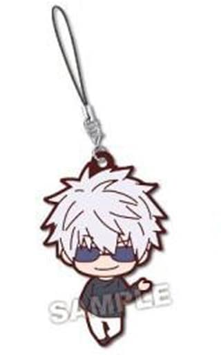 Satoru Gojo Nitotan Episode Rubber Mascot Keychain - Takara Tomy Arts - Approx. 6 cm (Rubber Mascot) - Jujutsu Kaisen