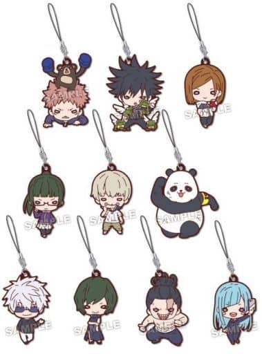 Jujutsu Kaisen Nitotan Episode Rubber Mascot Full 10-Piece Set - Takara Tomy Arts (Approx. 6 cm)