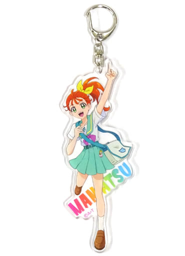 Manatsu Natsuumi Acrylic Keychain - Tropical-Rouge! Pretty Cure School Fair "Genki ni Toukouchuu" Pretty Store Exclusive - Approx. 120 x 75 mm (Pre-owned)