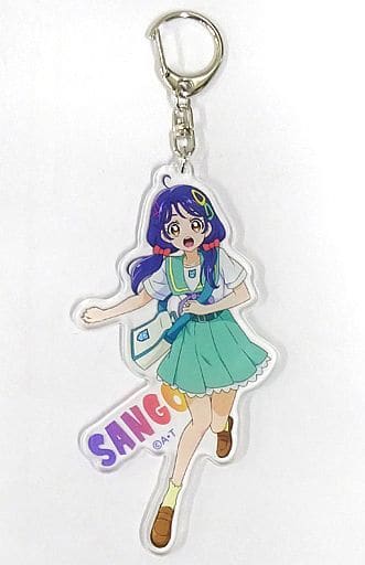 Suzumura Sango Acrylic Keychain - Tropical-Rouge! Pretty Cure School Fair "Genki ni Tokocho" Pretty Store Limited - Toei Animation - Approx. 120 x 70 mm (Pre-owned)