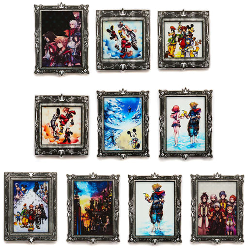 Kingdom Hearts Acrylic Magnet Gallery Vol. 3 Complete Set of 10