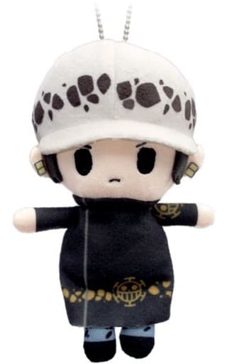 Trafalgar Law Puchi-Fuwa Plush Keychain - One Piece - Approx. 130 x 85 x 60 mm (Tapioca) Pre-owned