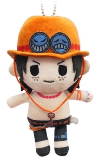 Portgas D. Ace Petit Soft Plush (Tapioca) - One Piece - Approx. 130 x 85 x 60 mm (Pre-owned)