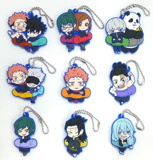 Jujutsu Kaisen Character Banchoukou Rubber Mascot 2 - Complete 9-Piece Set (Approx. 5 cm) - Stand Stones