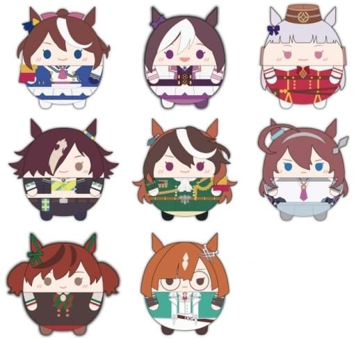 Umamusume Pretty Derby Season 2 Fuwakororin Plush Mascot Full Set (8pcs) - MaxLimited - 90mm Polyester