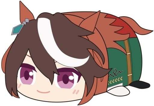 Symboli Rudolf PoteKoro Mascot Keychain - Umamusume Pretty Derby Season 2 (Max Limited) - ~5cm Plush Charm with Ball Chain