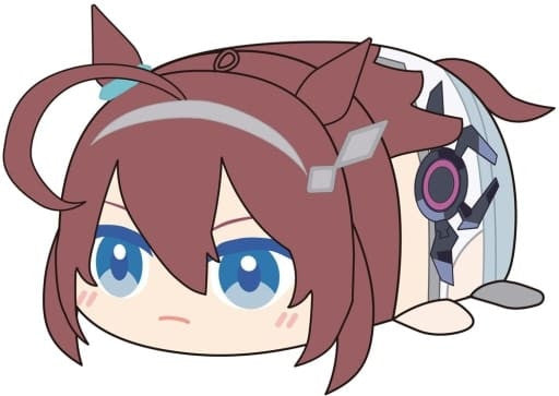 Mihono Bourbon PoteKoro Mascot Keychain - Umamusume Pretty Derby Season 2 (Max Limited, Approx 5cm)