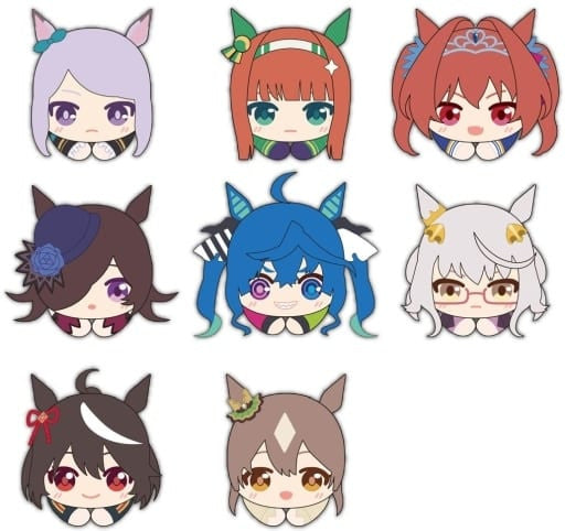 Umamusume Pretty Derby Season 2 - Hug-Chara Collection 2 Full Set of 8 Plush Keychain Charms (Approx. 9cm, Max Limited)