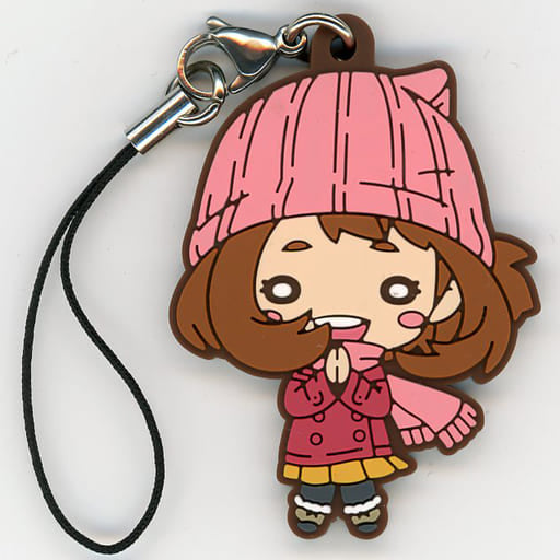 Ochaco Uraraka Nitotan Holiday Rubber Mascot Keychain - My Hero Academia Animate Exclusive, Takara Tomy Arts, Approx. 60 mm