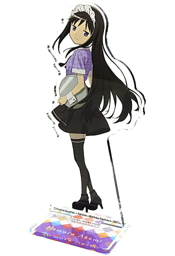 Homura Akemi Acrylic Stand - Puella Magi Madoka Magica 10th Anniversary Collaboration - SWEETS PARADISE - Pre-owned (Approx. H120mm, Base Approx. 45 x 36 mm)