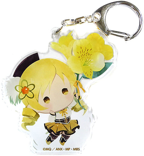 Mami Tomoe Acrylic Charm - Puella Magi Madoka Magica 10th Exhibition YuraFuwa Collection (Approx. 6–7 cm) Aniplex Pre-owned