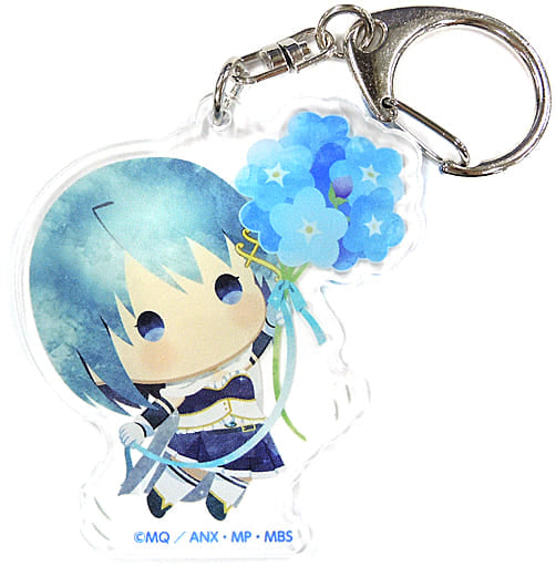 Sayaka Miki Acrylic Charm - Puella Magi Madoka Magica 10th Exhibition Yurafuwa Acrylic Charm Collection - Approx. 6–7 cm - Aniplex - Pre-owned