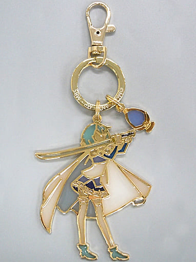 Sayaka Miki Stained Glass Charm Keychain - Puella Magi Madoka Magica 10th Exhibition Approx. 15 cm (Aniplex) Pre-owned