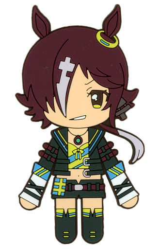 Vodka Chokotto Rubber Mascot A - Uma Musume Pretty Derby Season 2 (POMMOP / Showa Note) - PVC Rubber Charm (Approx 73mm, Pre-owned)