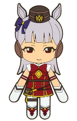 Gold Ship Chokotto Rubber Mascot A - Umamusume Pretty Derby Season 2 Mini PVC Rubber Figure (Approx 73mm, POMMOP/Shouwa Note)