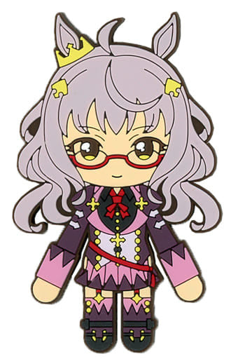 Biwa Hayahide Chocotto Rubber Collection B Mascot - Umamusume Pretty Derby Season 2 (Approx 7.3cm, POMMOP / Showa Note)