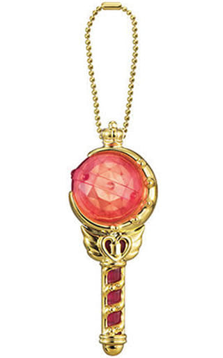 Cutie Moon Rod Prism Crystal Stick & Rod Keychain - Sailor Moon Capsule Toy (Bandai, Approx. 6.5 x 3.5 cm) - Pre-owned