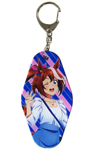 Tokai Teio Double-Sided Acrylic Keychain — "Date" Ver. (Umamusume: Pretty Derby Season 2 × THE CharaSHOP) by Contents Seed — Pre-owned