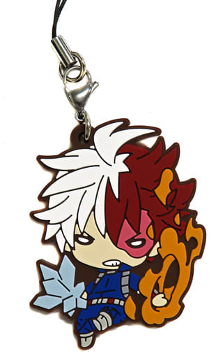 Shoto Todoroki Nitotan Rubber Mascot Keychain - My Hero Academia Villain Assault! in JUMP SHOP, Approx. 60 mm