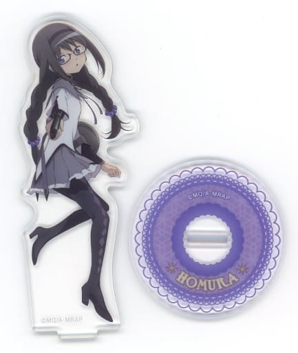 Homura Akemi Acrylic Stand - Magia Record: Puella Magi Madoka Magica Side Story - Movic - Height Approx. 15 cm (Pre-owned)