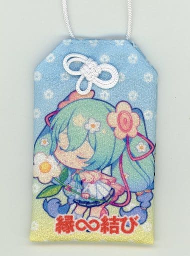 Hatsune Miku Omamori-Style Charm Keychain - Magical Mirai 2021 Event Goods (Approx. 50 x 80 mm, Pre-owned)