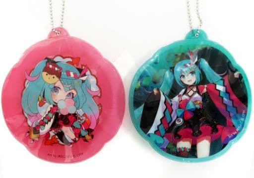 Hatsune Miku Balloon Keychain Pair - Magical Mirai 2020 Summer Festival Hotel Plan Exclusive - Approx. 14 x 14 cm (Pre-owned)