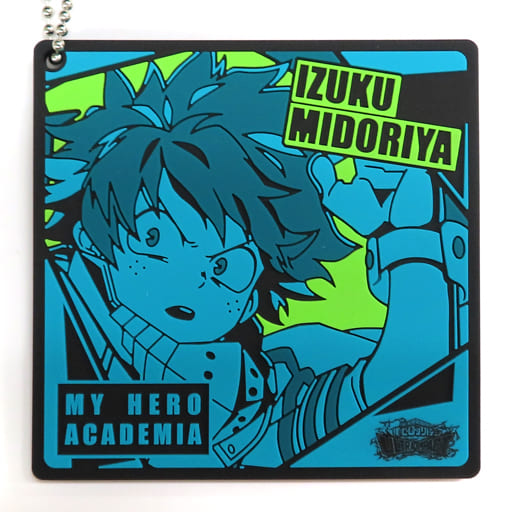 Izuku Midoriya Rubber Keychain from My Hero Academia: ULTRA IMPACT Ichiban Kuji J Prize, Length Approx. 7 cm, Pre-Owned